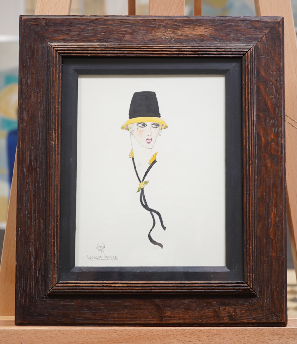 Georges Lepape, French (1887-1971), 'Étude de femme'